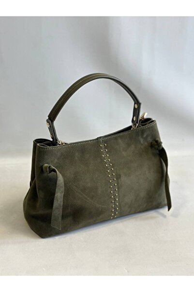 çkn sedat çakan çanta & fular & aksesuar حقيبة كتف نسائية من جلد الغزال الأصلي