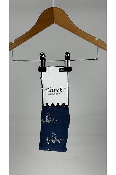 Ekinoks Heart Beat Print Premium Girl's Panty Scented Socks