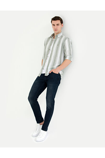 Pierre Cardin Haki Regular Fit Uzun Kollu Gömlek 50264945-VR027