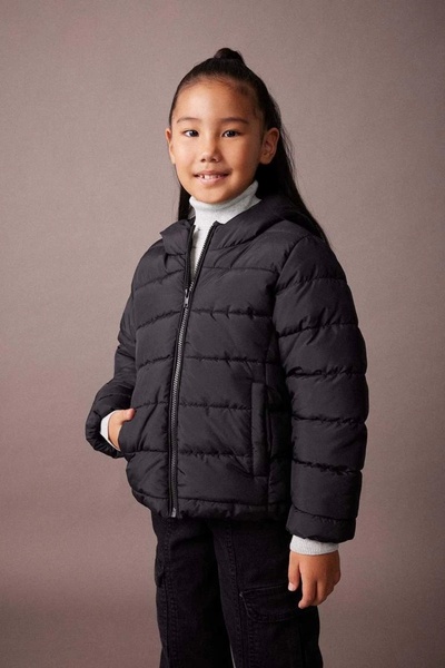 DeFacto A0838 Water Repellent Hooded Puffer Jacket