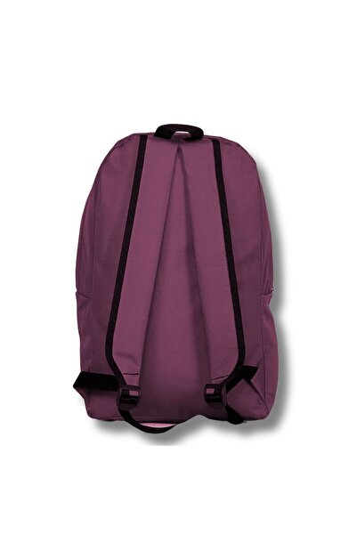 By Polo Club Düz Bordo Günlük Seyahat Kurs Sırt Çantası Plain Burgundy Daily Travel Course Backpack(HUGBAG)