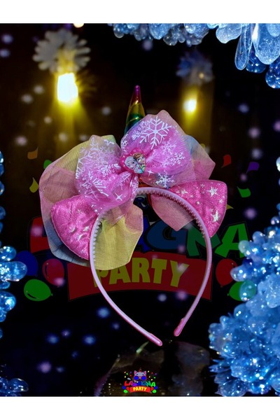 LASAGNA STORE Πλαστικά στέμματα με θέμα την Έλσα του Μονόκερου σε διάφορα χρώ...