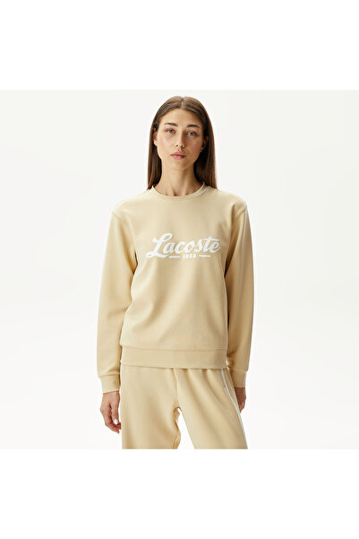 Lacoste Classic Kadın Bej Eşofman Üstü
