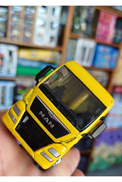 OYUNCAKSAHİLİ MAN TGX XXL METAL TIR KAFASI KONTEYNER TAŞIYICI 9.4 CM MİNİ MODEL 1.64 ÖLÇEK DİECAST