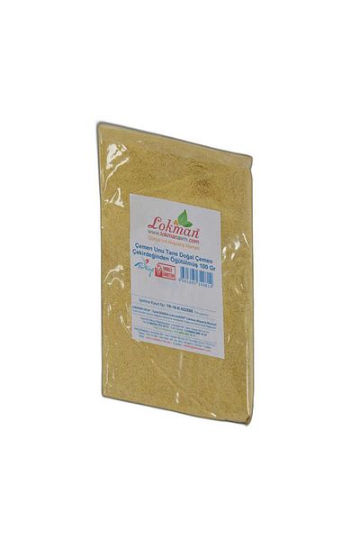 sepetimpet Natural Fenugreek Flour - Ground from the Seeds, 100 Gr Package