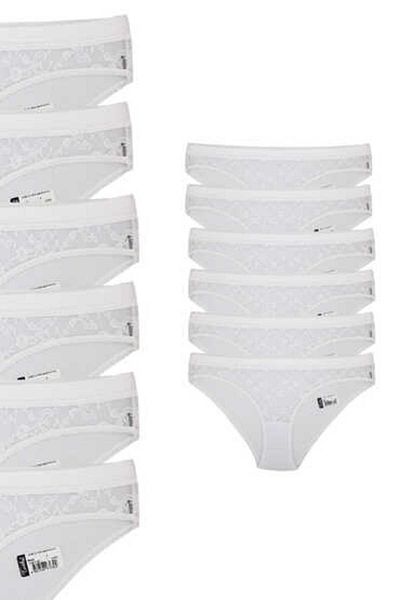 Tutku 725 Tutku White Sapphire Women's Bikini - Pack of 12