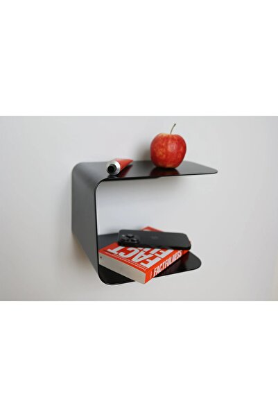 MERZANA Metal Modern Komodin, Duvara Monte Komodin, Metal Duvar Rafı