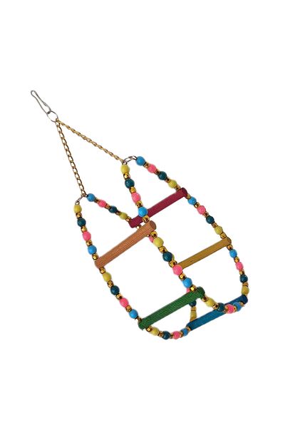 doremodam Lisinya205 Drop Bird Swing - 9-24 Cm, Colorful Beads and Ladder
