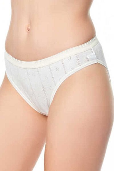 Tutku Γυναικείο μπικίνι 679 Model Jacquard White - Συσκευασία 12