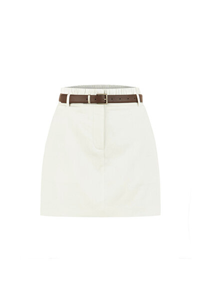 Twist Satin Shorts Skirt - Relaxed Fit