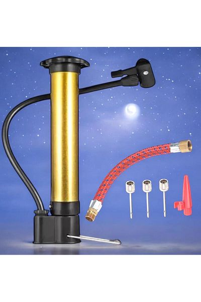 Gök Sports 5 Pieces Mini Handheld - Multi-Purpose Inflator Air Pump and Mattress Set