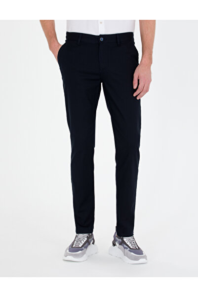 Pierre Cardin Lacivert Slim Fit Kanvas Pantolon 50268892-VR033