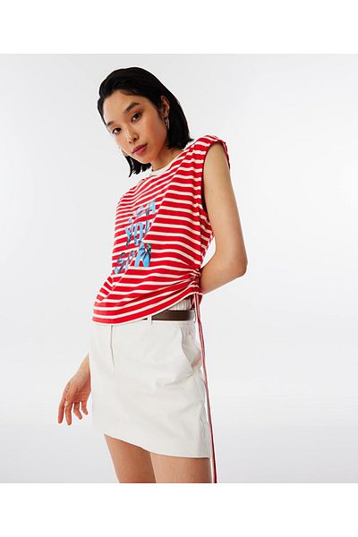 Twist Satin-Shorts-Rock – entspannter Schnitt