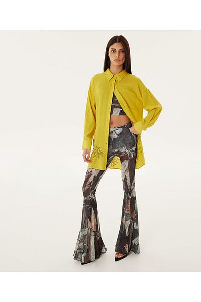 Twist Embroidered oversize tunic