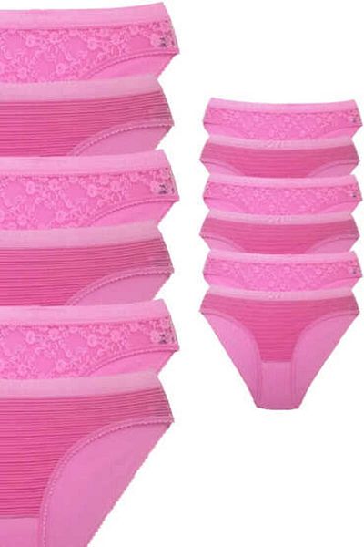 Tutku 725 Tutku - Women's Sapphire Bikini Pink Pack of 12