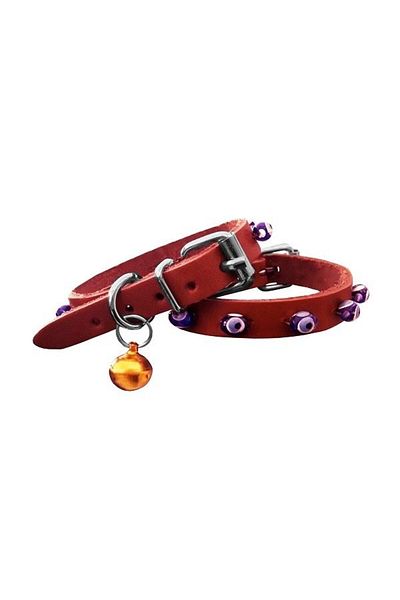 doremodam Lisinya205 Evil Eye Beaded Small Breed Dog Collar 1,5X28-32 cm Red Xlarge - 297388 -145