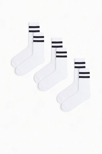 MEM SOCKS 3-Piece Towel Sole (Thick Sole) Seamless Throat Rubber Knitted Knitwear Tennis Socks