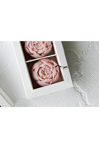 Milky Way Home Art Yüzen Mum Şakayık Gonca Mum Cicek model Mum Vegan