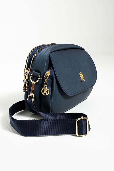 Lifonbag Geantă de umăr din satin impermeabilă cu 6 compartimente pentru femei