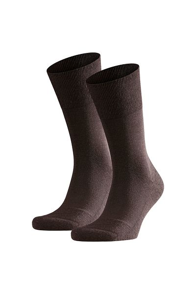 FALKE Packung mit 2 Herren-Socken – Airport Plus, Kurzstrumpf, Freizeit-Business-Socken, Unifarben