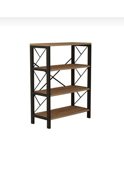 NETPLUSMOBİLYA LİNA 4 RAFLİ KİTAPLIK COK AMAÇLI RAF