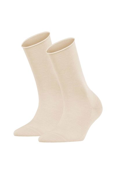 FALKE Damen Socken Active Breeze 2er Pack - Uni, Rollbündchen, Lyocellfaser