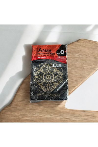 Bora Temizlik Ve Ambalaj Ürünleri 100 Black Reinforced Bags - No 0, 20X30 cm