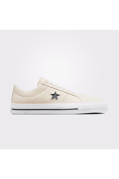 Converse Cons One Star Pro Suede Unisex Krem Sneaker