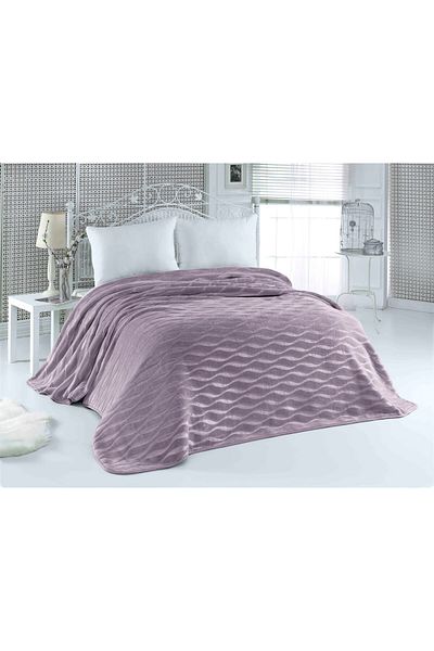 MİNK Single Plum Blanket 150x200
