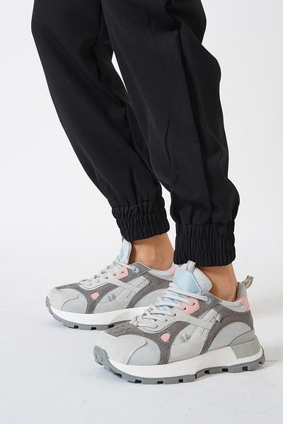 Moda Pie Nina Gray Multicolored Women's Sports Shoes