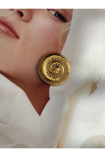 Pinery Jewels زوج من الأقراط النسائية المصنوعة من الفولاذ المقاوم للصدأ