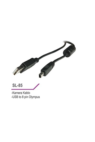 S-LINK SL-85 8P Usb 1,8M 8 Pin Kamera Kablo