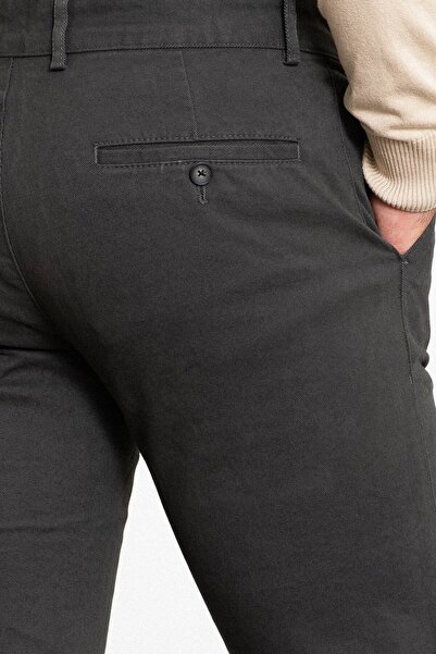 Mcr Plain Slim Fit Canvas Men's Trousers Khaki - 38210.23K