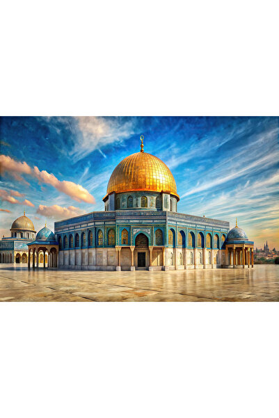 Aden dekoratif kudüs kanvas tablo