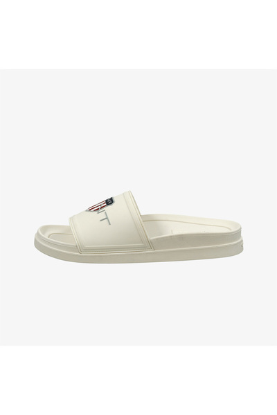 Gant Erkek Beyaz Logolu Terlik