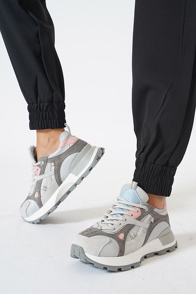 Moda Pie Nina Gray Multicolored Women's Sports Shoes