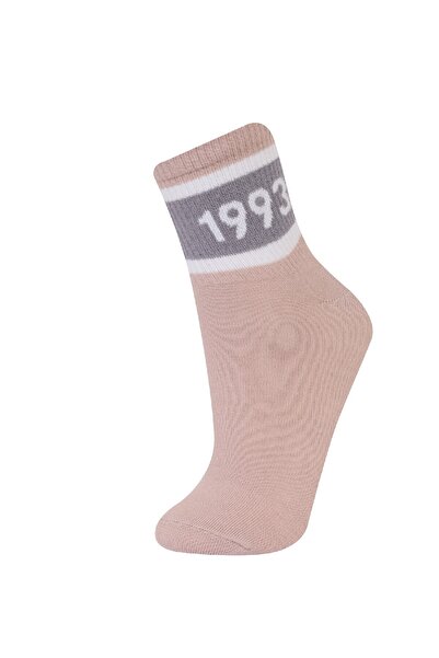 DeFacto Women's Comfortable Elastic 5-Piece Cotton Socks D0997Axns