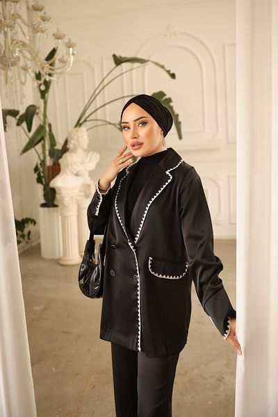 MİMİ Luxury Wear Γυναικείο Σετ με Τσέπες - Μπουφάν και Παντελόνι