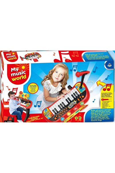 TRUST STORE Oyuncak Org Music Spaceship Ayaklı Oturaklı Mikrofonlu Oyuncak Org