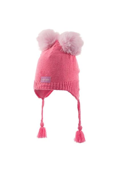 Kitti Light Pink Eared Beanie for 1-4 Years Old Baby Girls - K23120-04