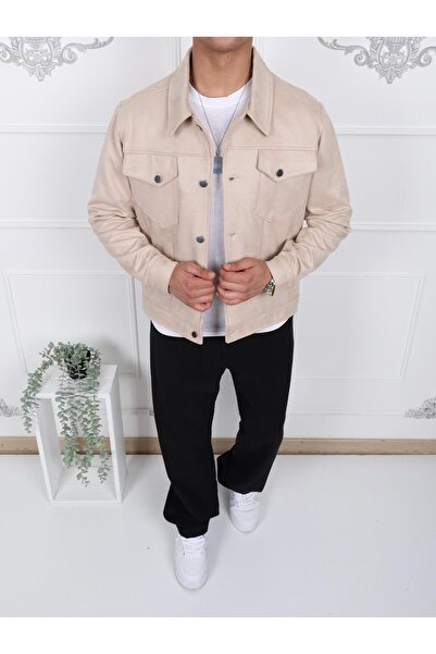 ASWEL 2025 YENİ SEZON SÜET CEKET REGULAR ÇİFT CEP ASTARLI VE İÇ CEPLİ SPECIAL DESİGN ASWST101