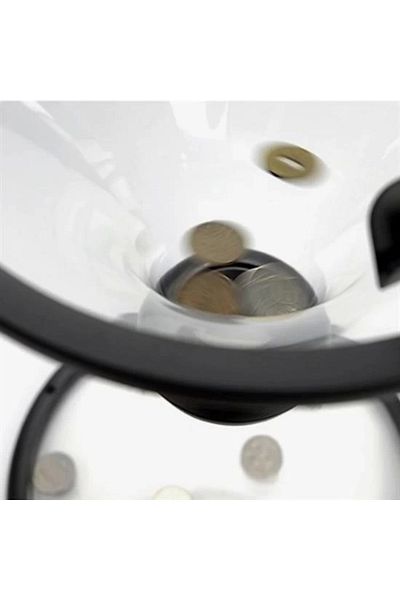 Mulvix Mullkrg Krg01 Fun Funnel Shaped Interesting Transparent Money Saving Piggy Bank (Muul)