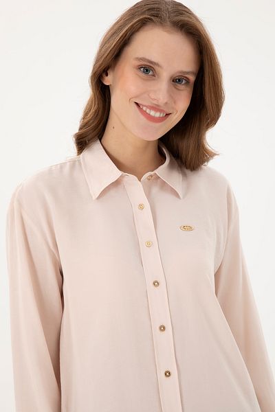 U.S. Polo Assn. Cămașă cu mânecă lungă Stone pentru femei 50289849 -VR049