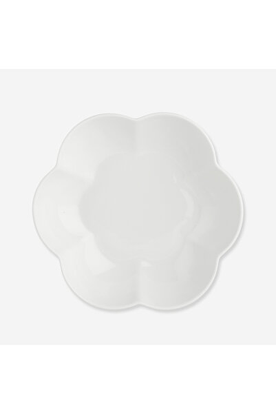 La Porcellana Bianca Villadeifiori Beyaz Porselen Çukur Tabak 20 Cm