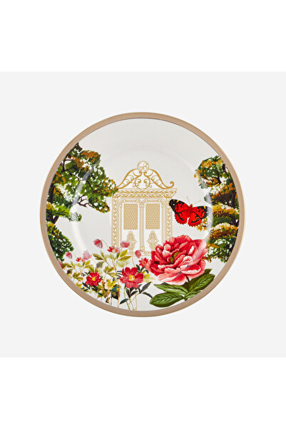 CHIARA ALESSI Magic Garden Beyaz Porselen Kahvaltı Tabağı 21 Cm