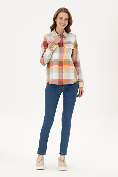 U.S. Polo Assn. Women's Tile Long Sleeve Shirt 50291093 -Vr031