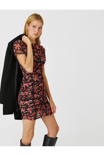 Koton Floral Mini Dress