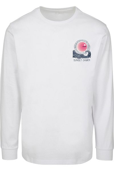 Merchcode Sunset Charm Longsleeve With Cuffrib