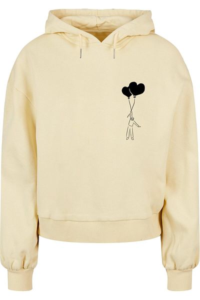 Merchcode Ladies Love In The Air Bio-Kapuzenpullover in Übergröße