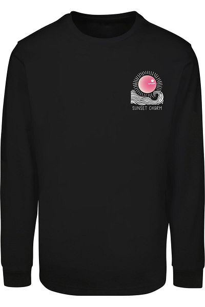 Merchcode Sunset Charm Longsleeve With Cuffrib